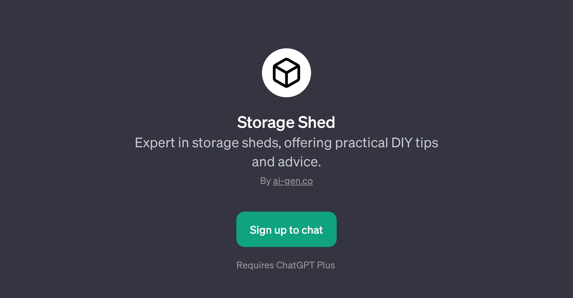 Storage Shed
