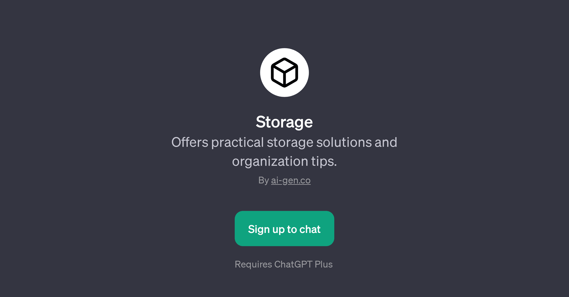 Storage