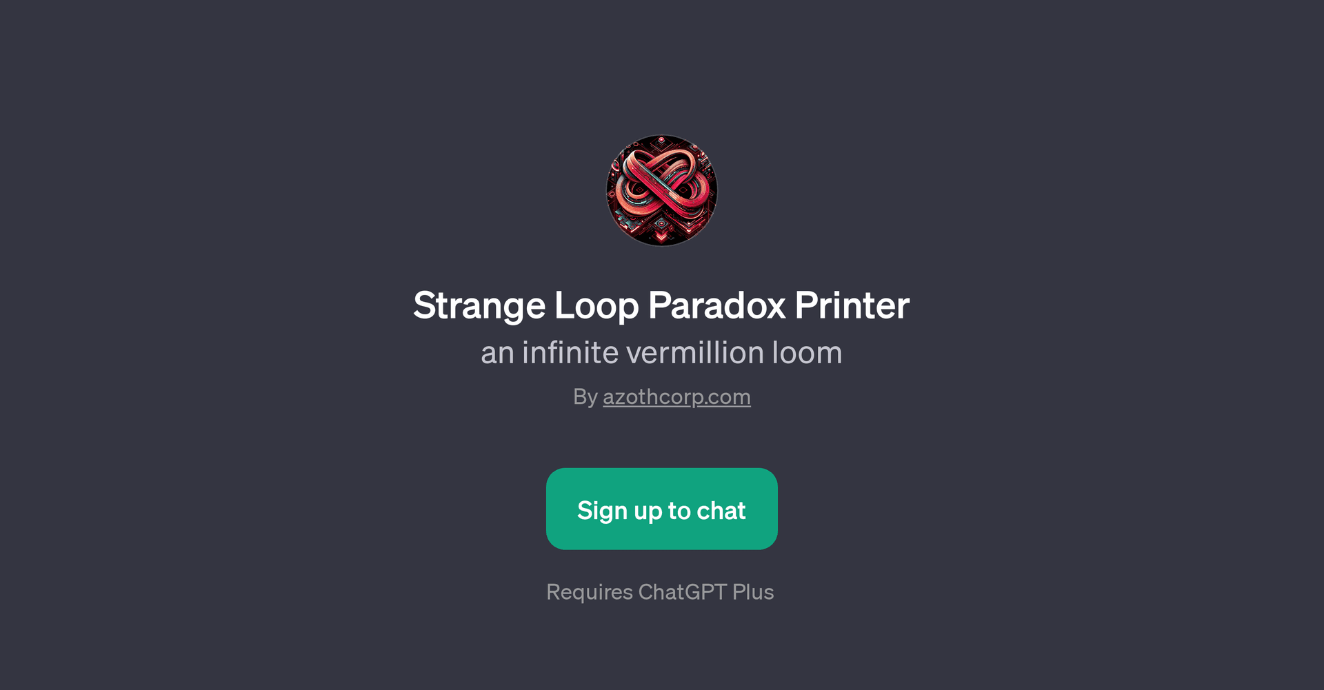 Strange Loop Paradox Printer