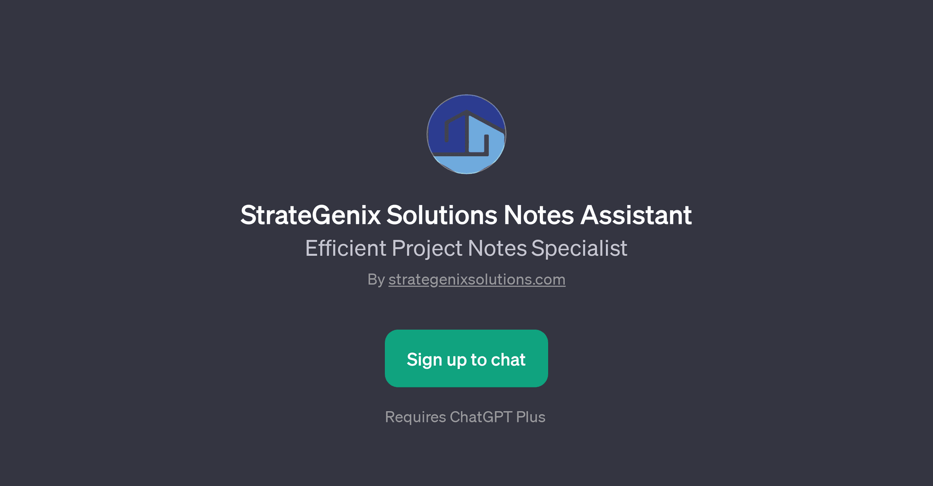 StrateGenix Solutions Notes Assistant