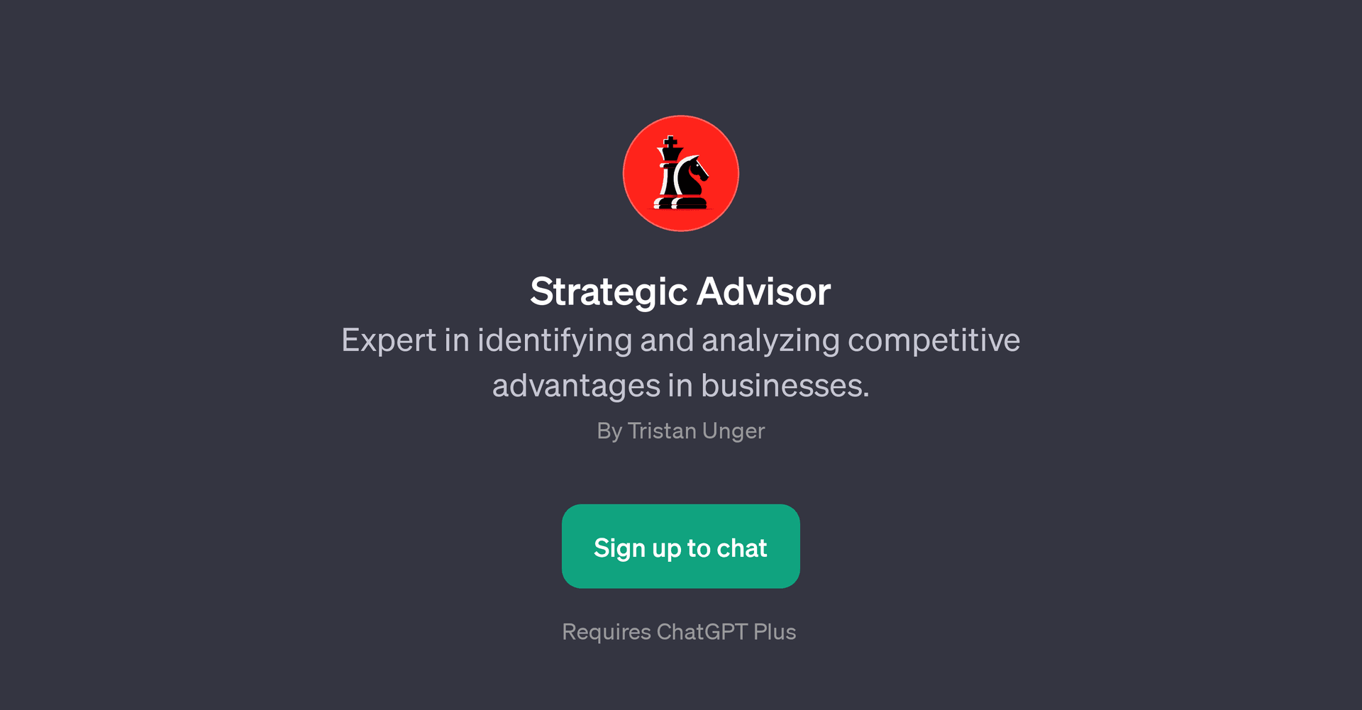 Strategic Advisor