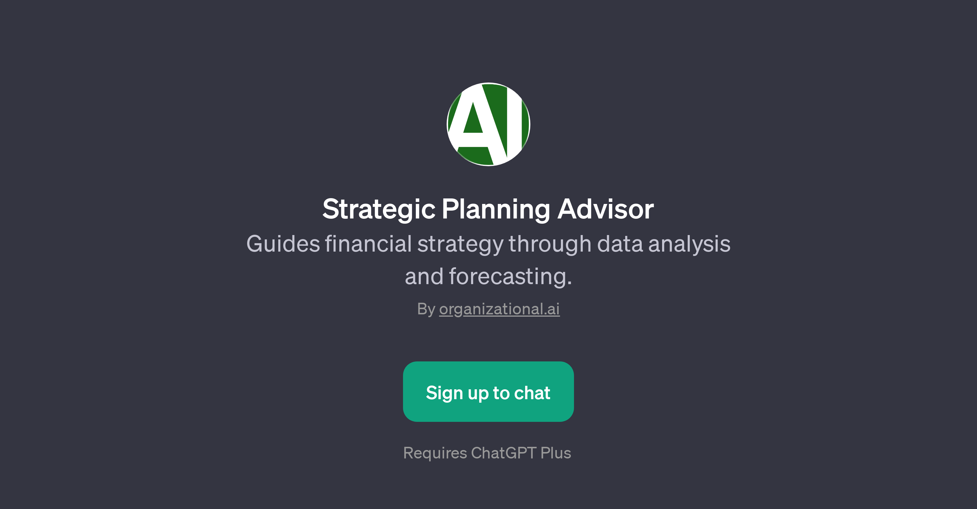 Strategic Planning Advisor