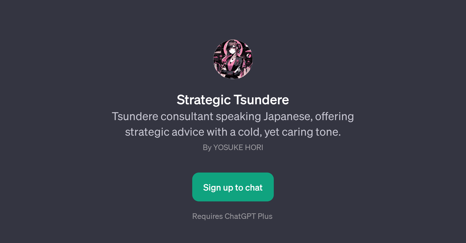 Strategic Tsundere