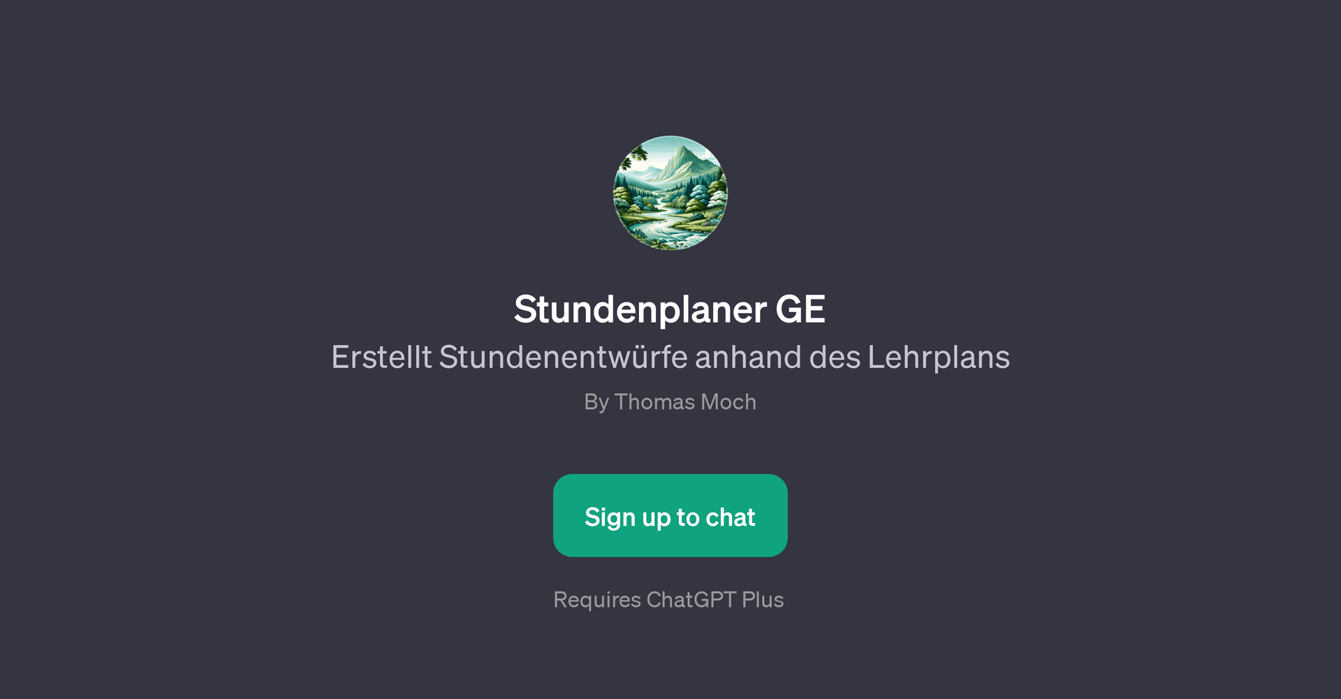 Stundenplaner GE