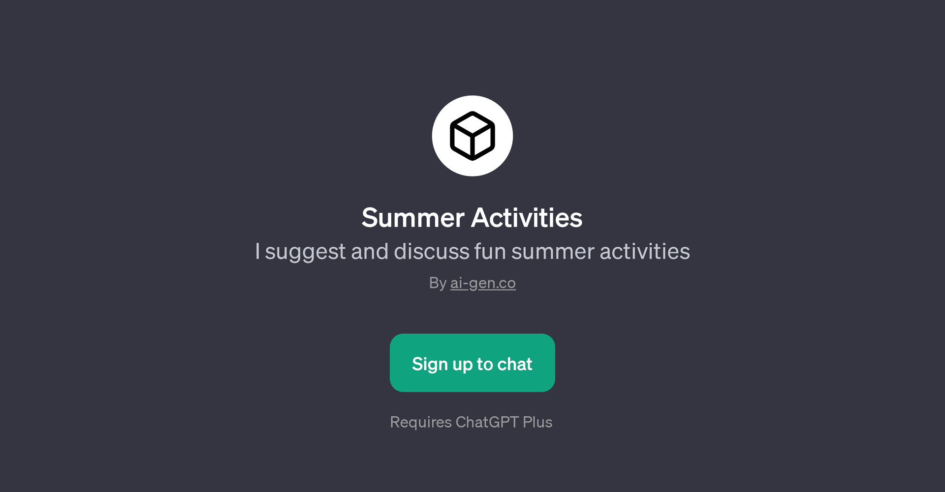 Summer Activities