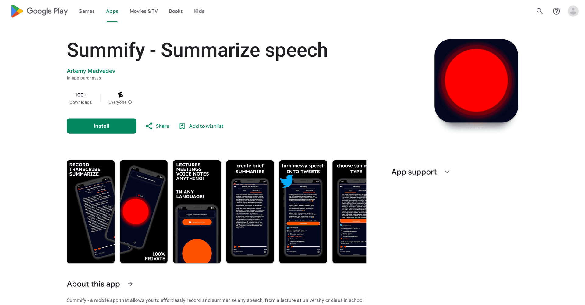 Summify - Summarize Speech