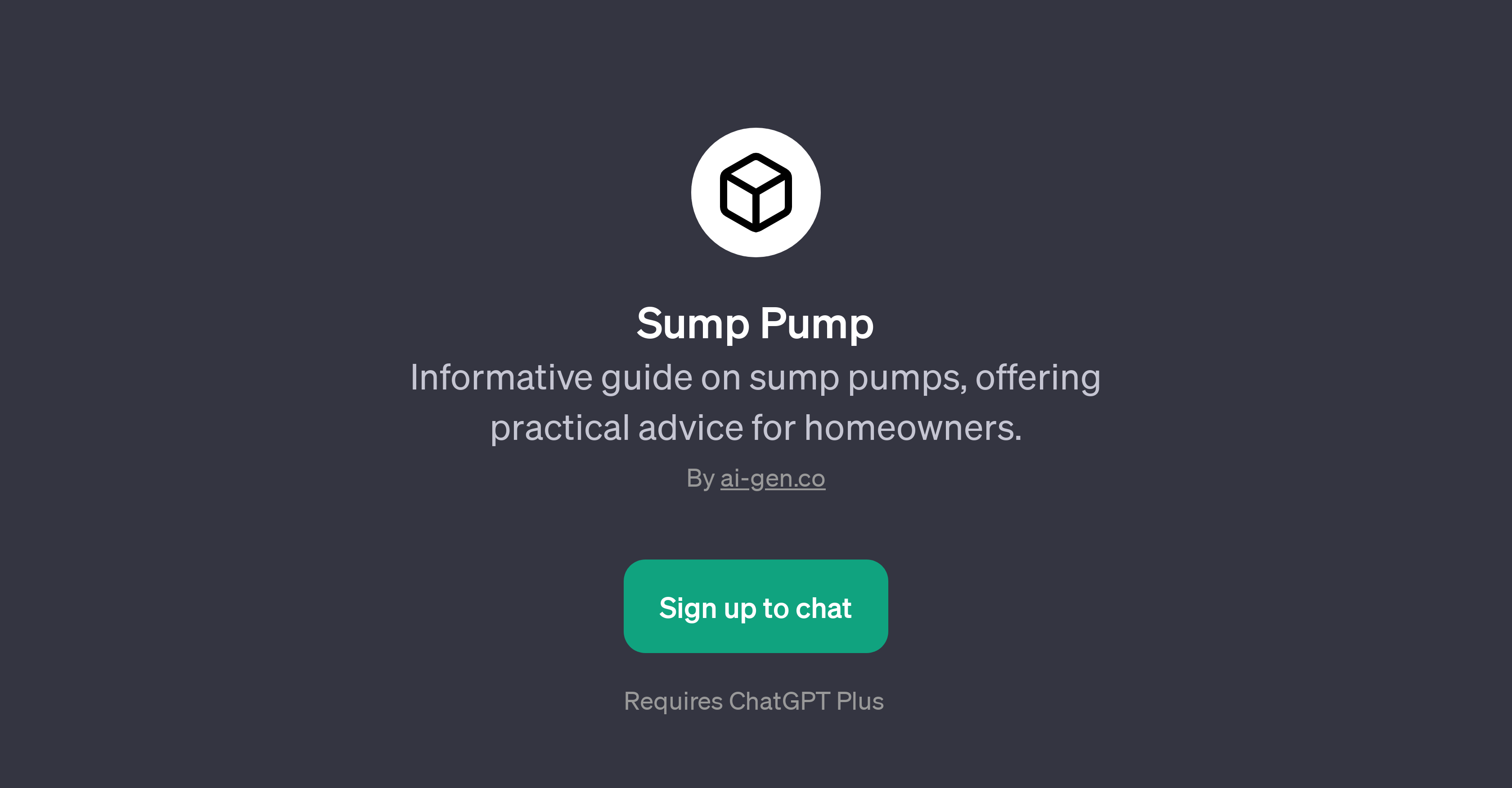 Sump Pump