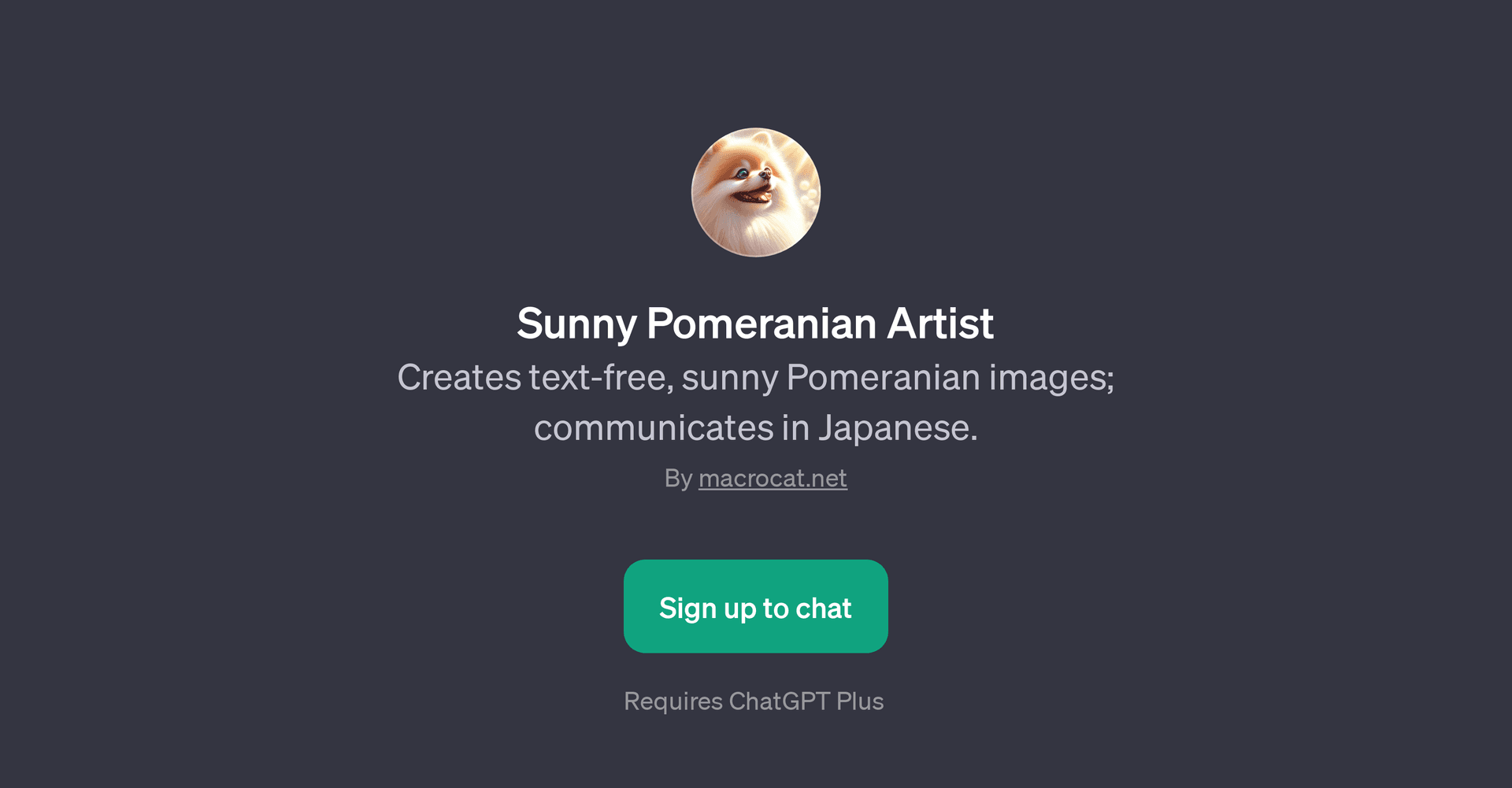 Sunny Pomeranian Artist
