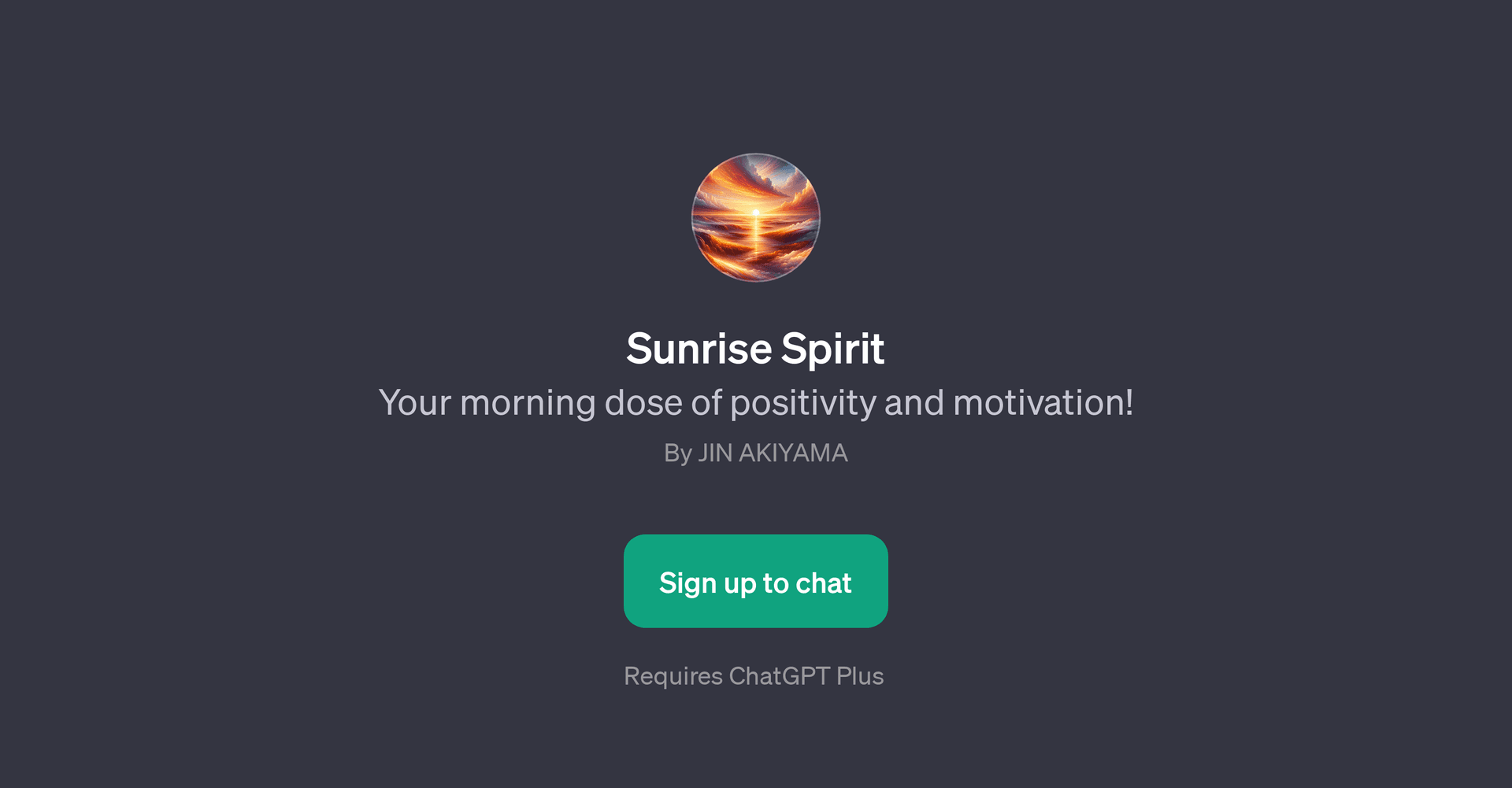 Sunrise Spirit
