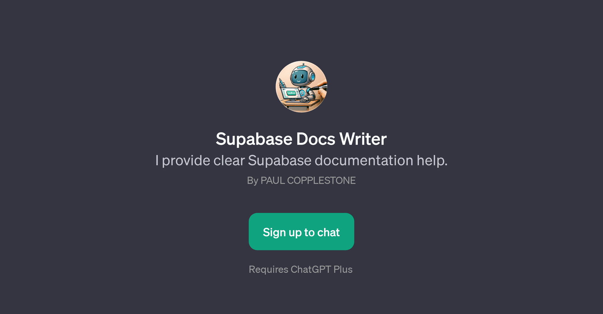 Supabase Docs Writer