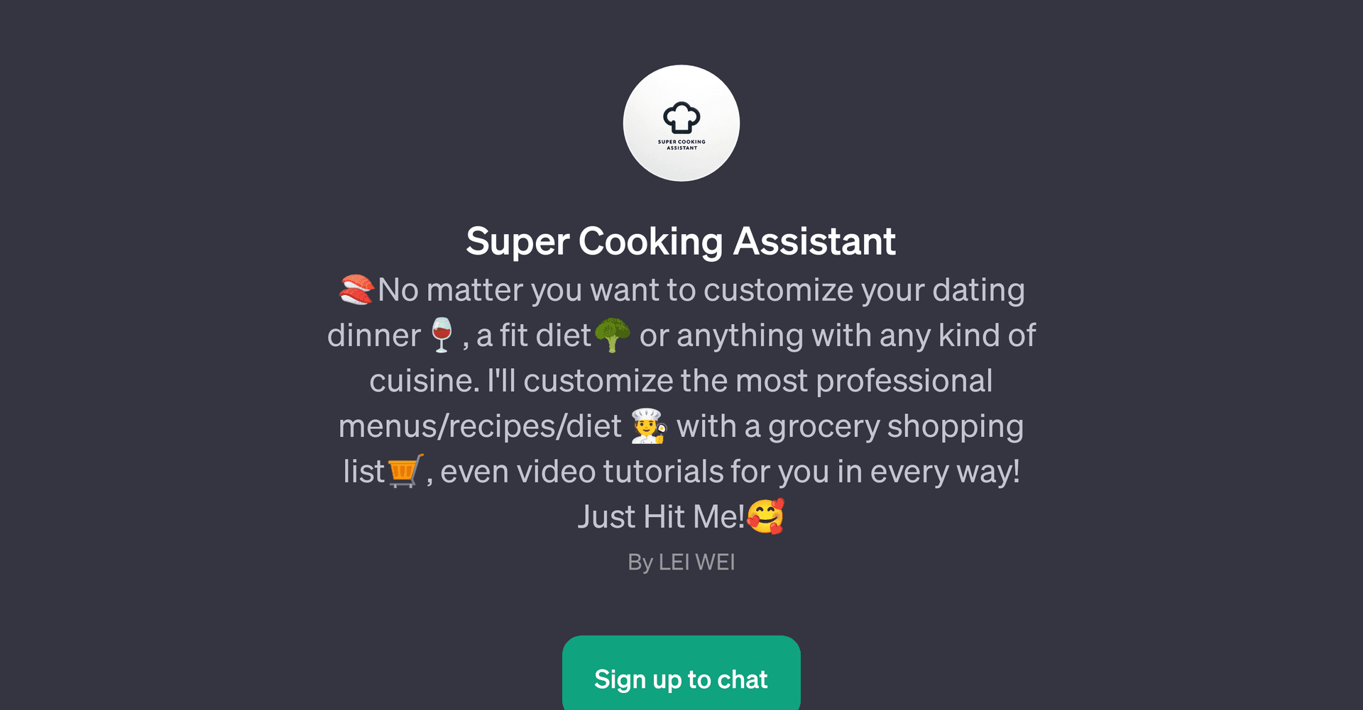 Super Cooking Assistant