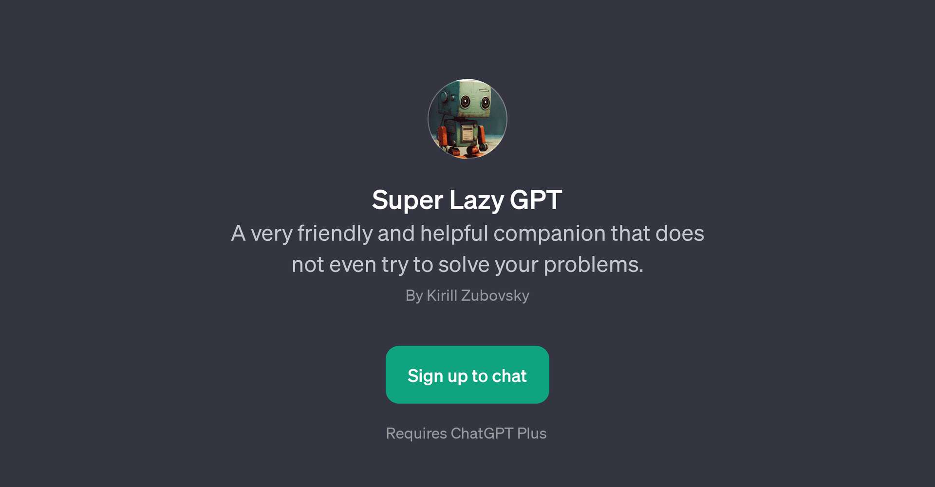 Super Lazy GPT