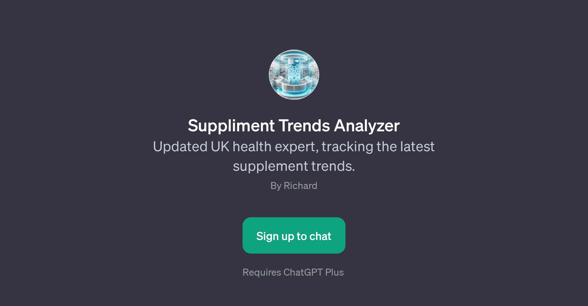 Suppliment Trends Analyzer