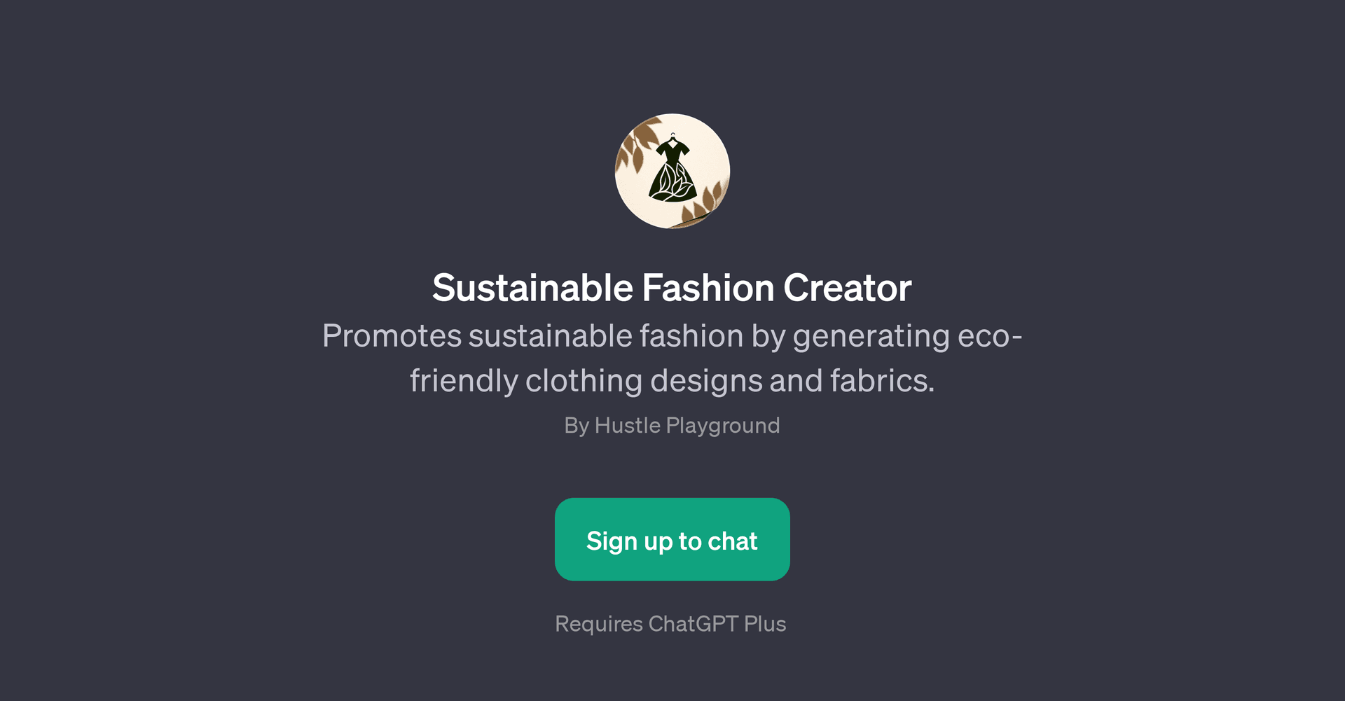 Sustainable Fashion Creator