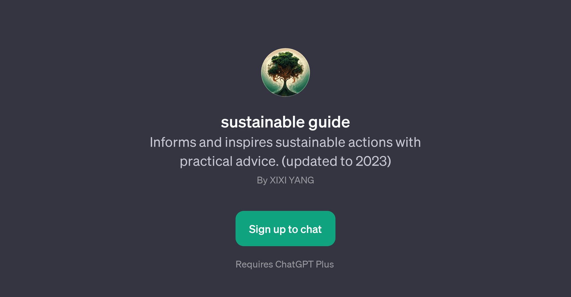 Sustainable Guide GPT