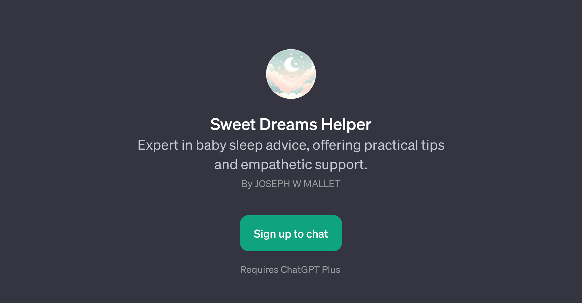 Sweet Dreams Helper