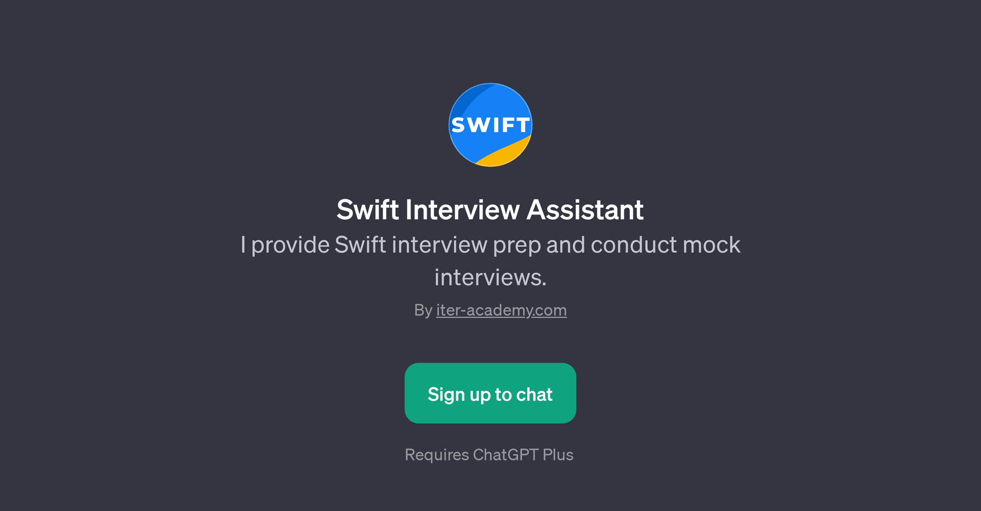 Swift Interview Assistant