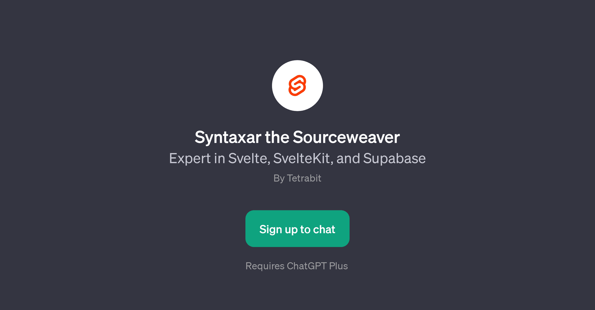 Syntaxar the Sourceweaver
