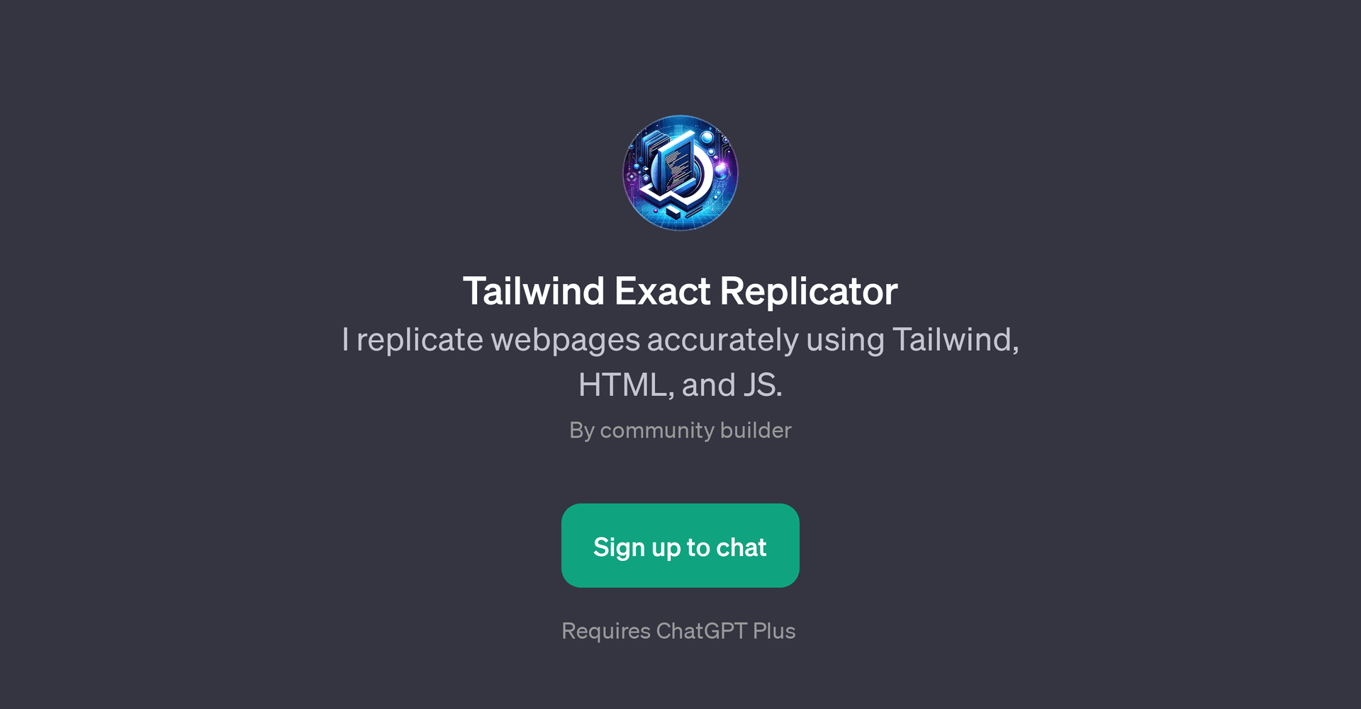 Tailwind Exact Replicator