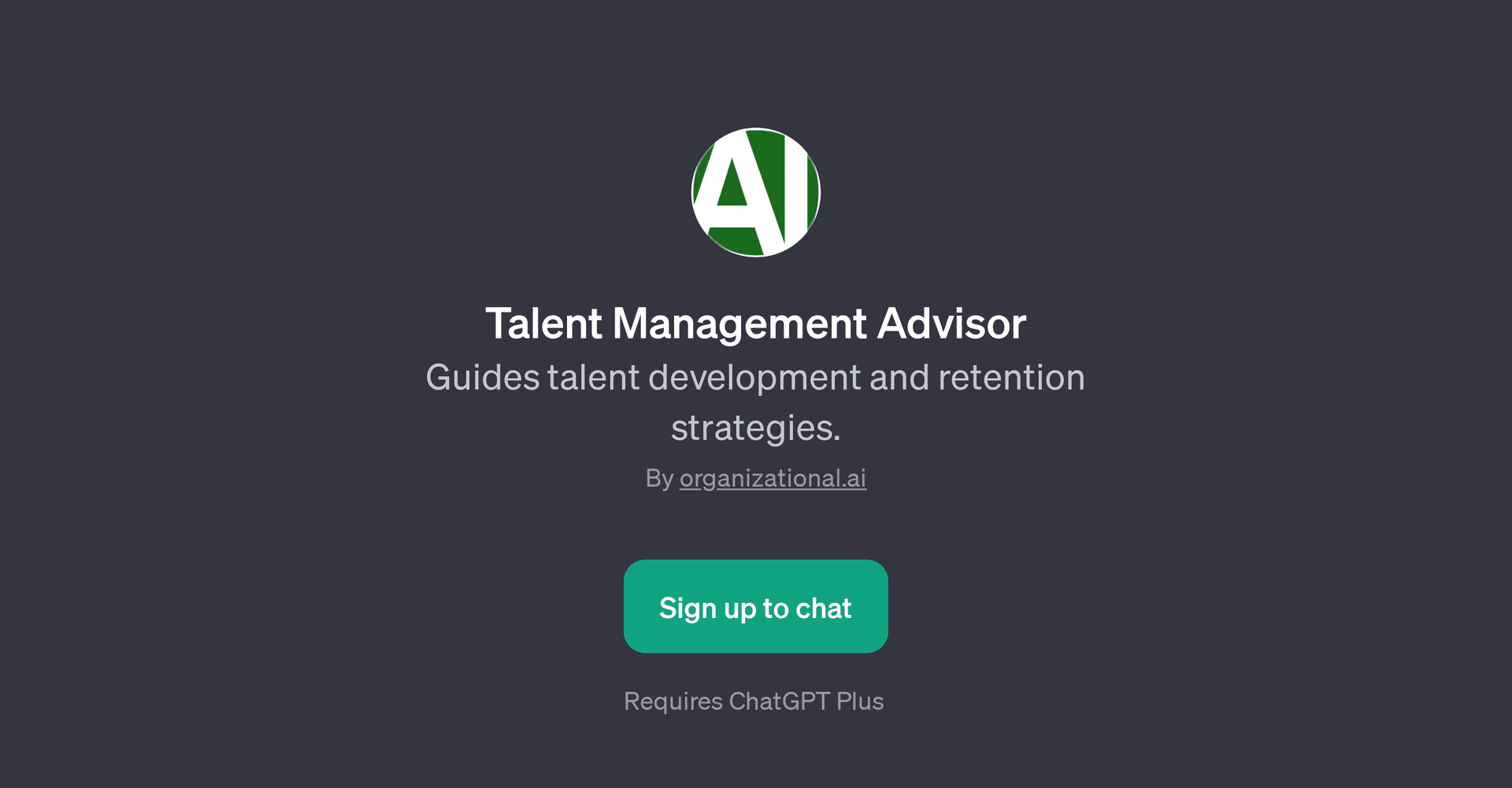 Talent Management Advisor