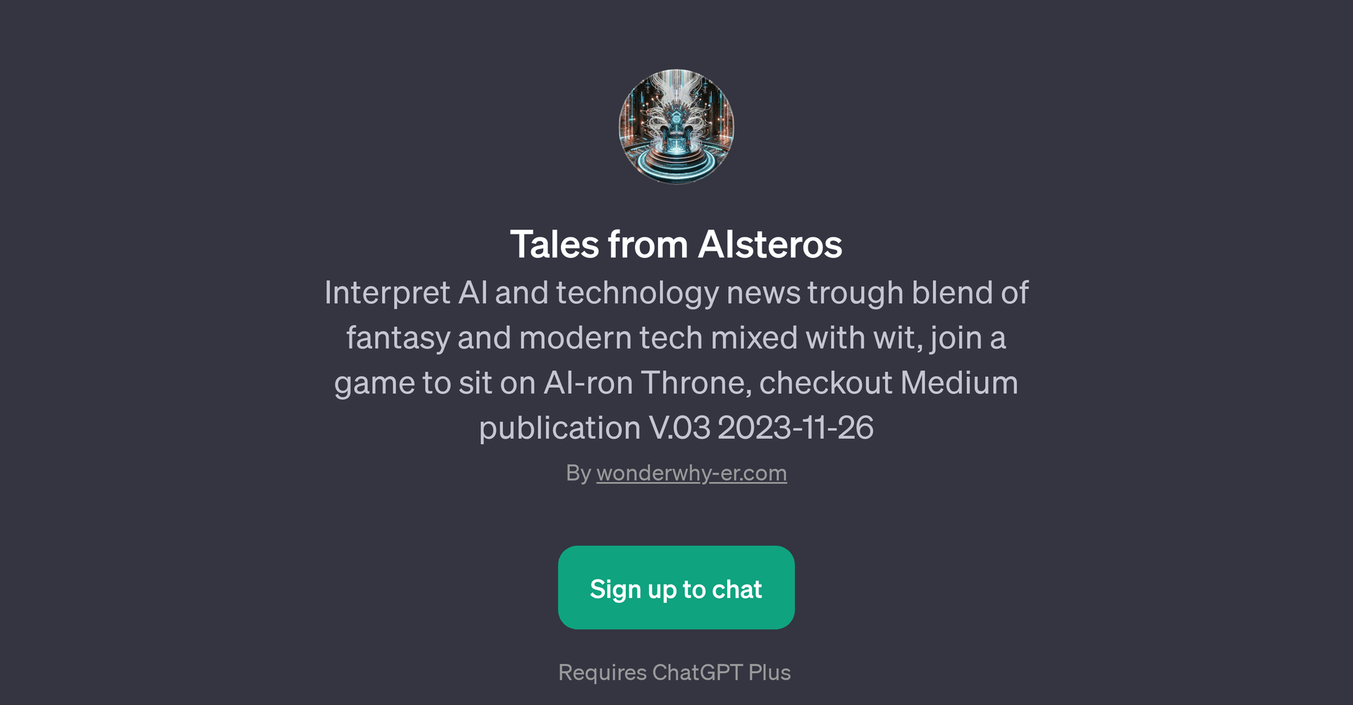 Tales from AIsteros