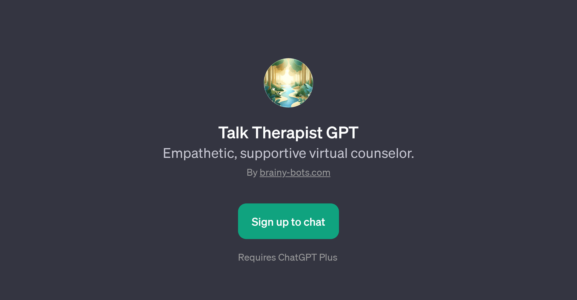 Talk Therapist GPT