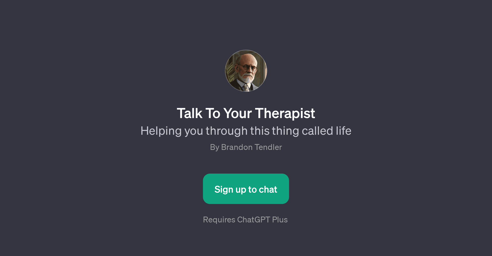 Talk To Your Therapist