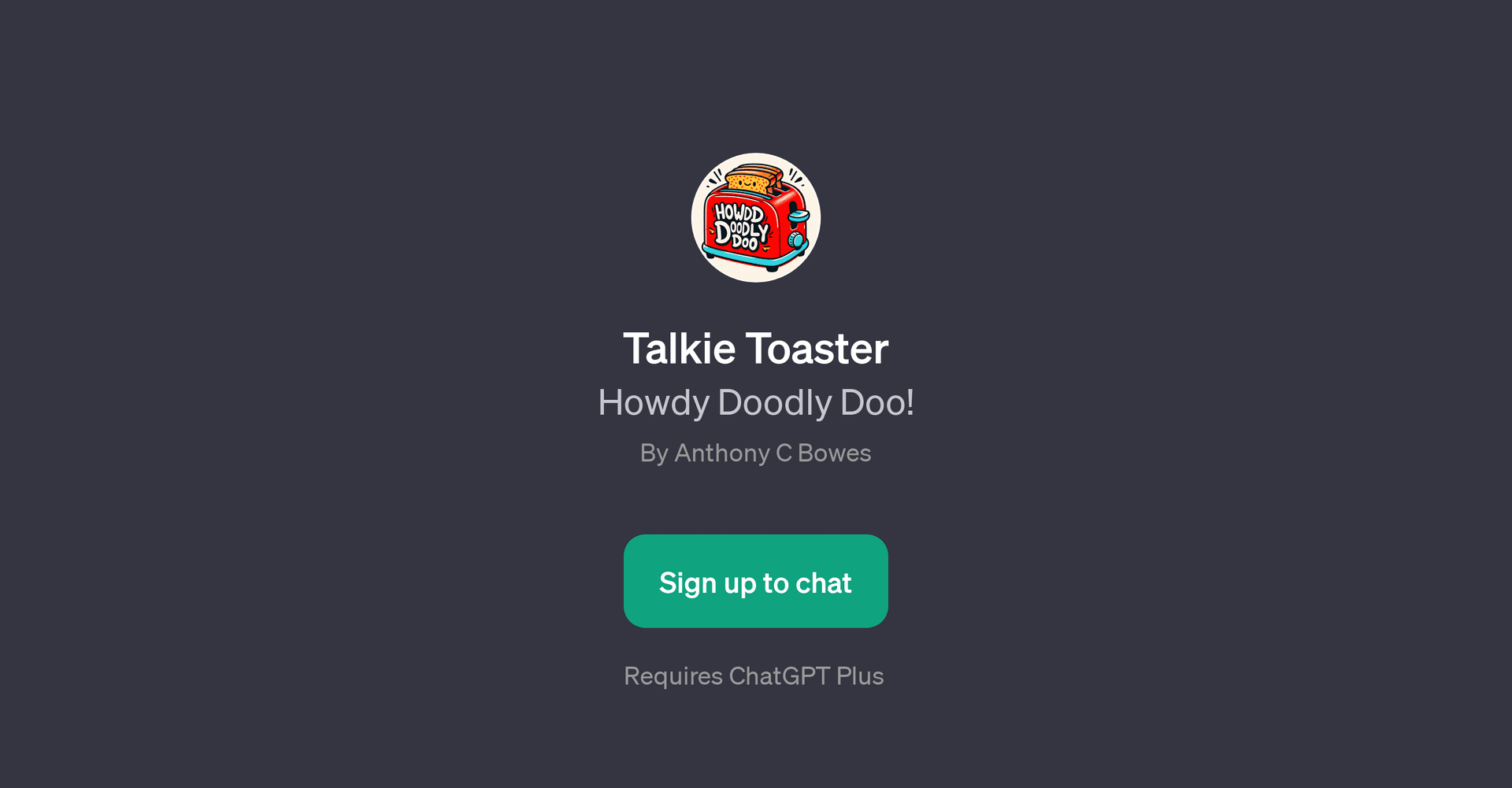 Talkie Toaster