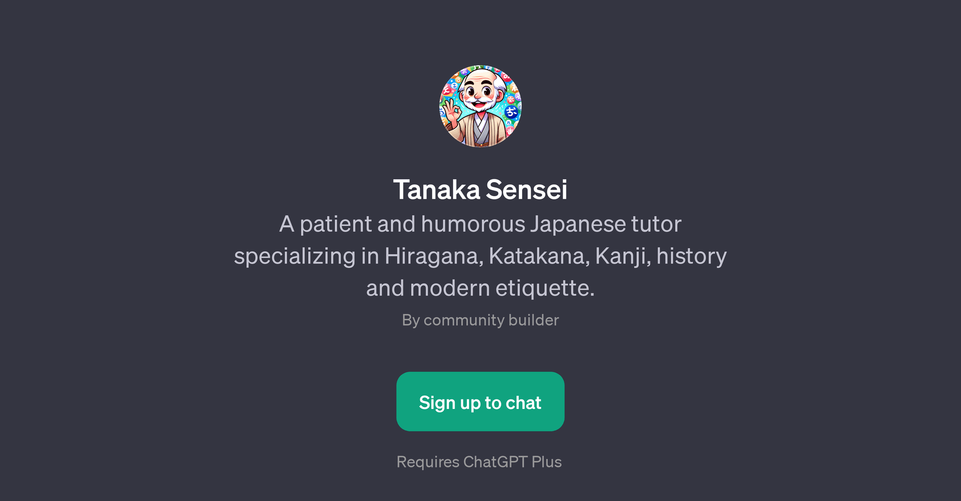Tanaka Sensei