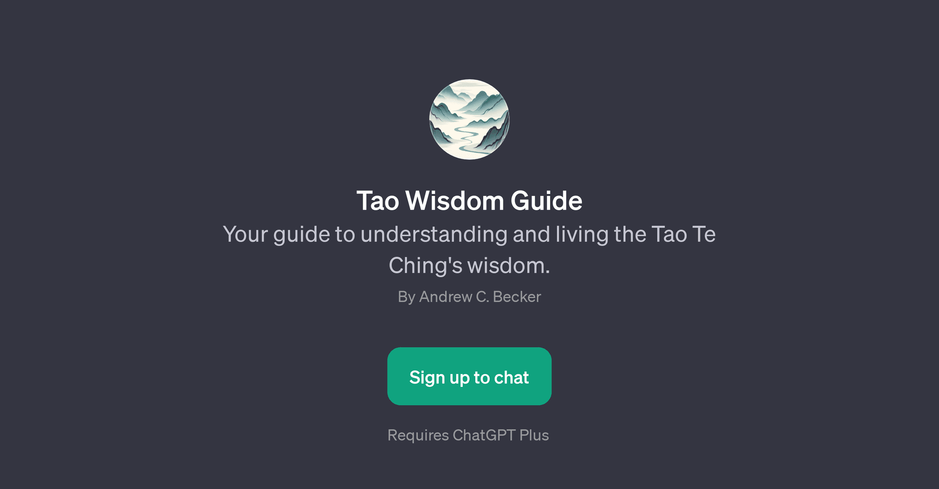 Tao Wisdom Guide