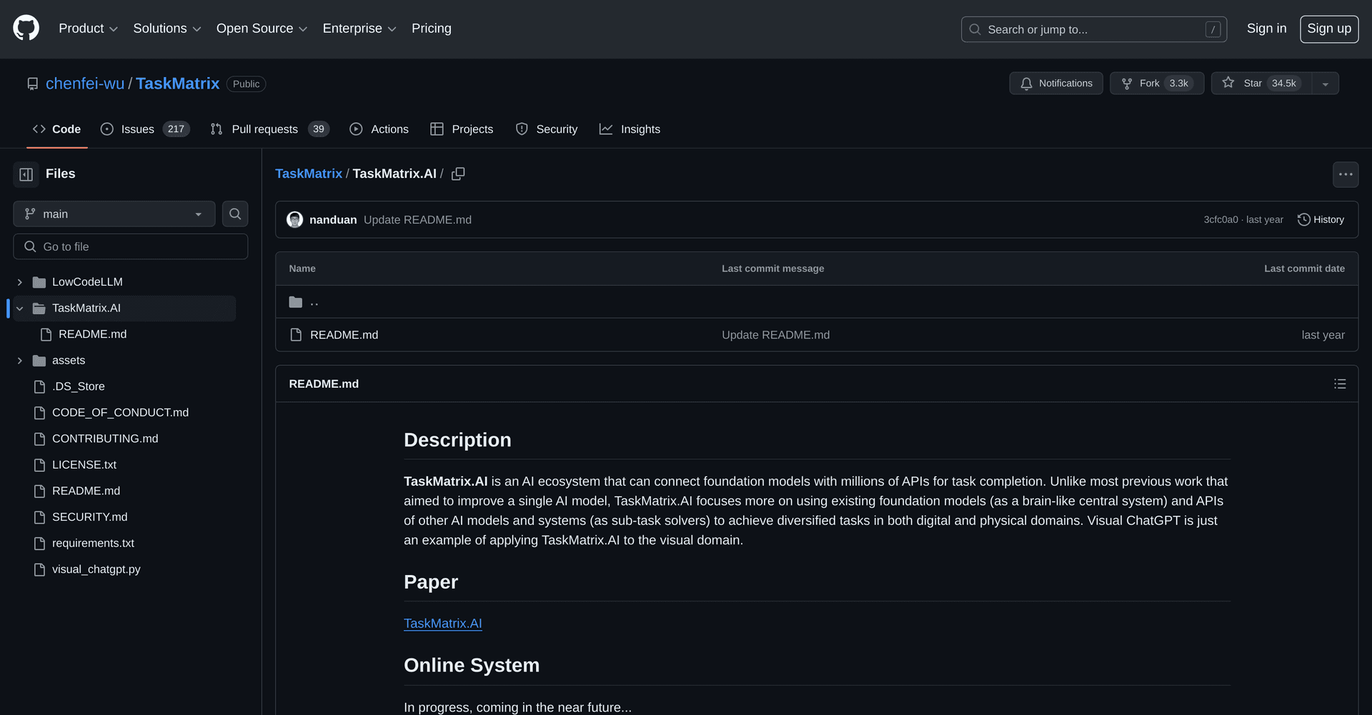 TaskMatrix.AI by Microsoft