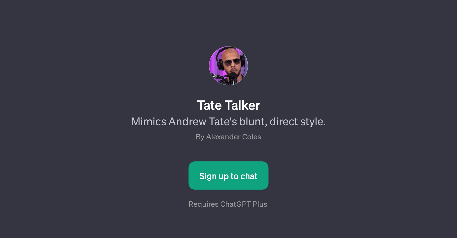 Tate Talker