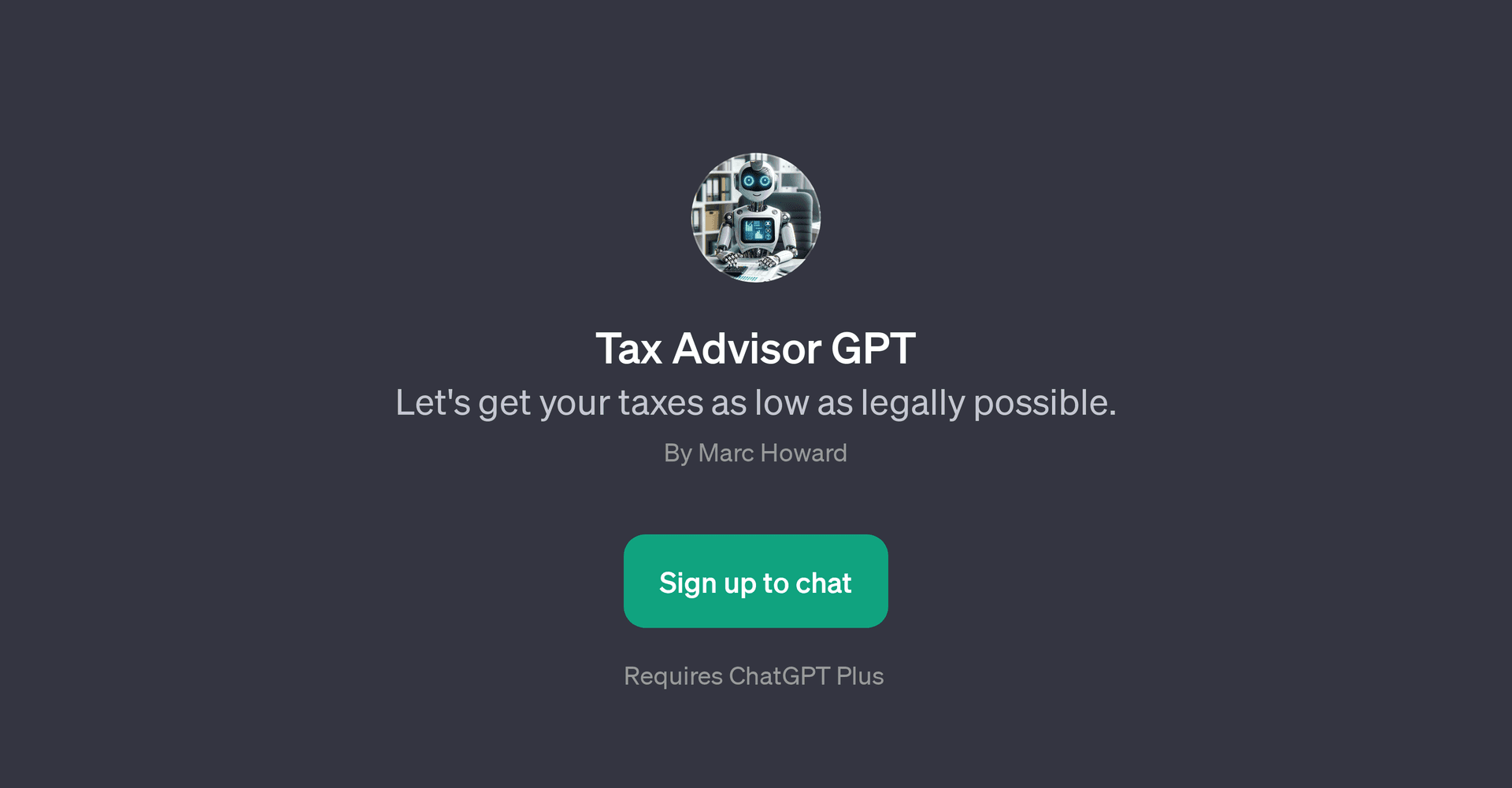 Tax Advisor GPT