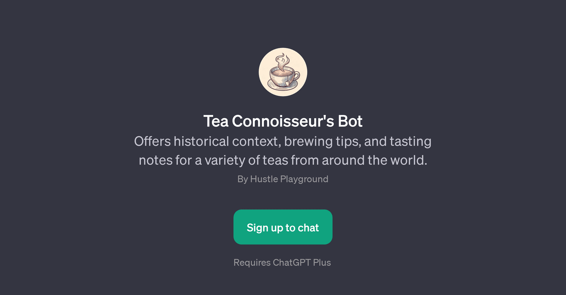 Tea Connoisseur's Bot