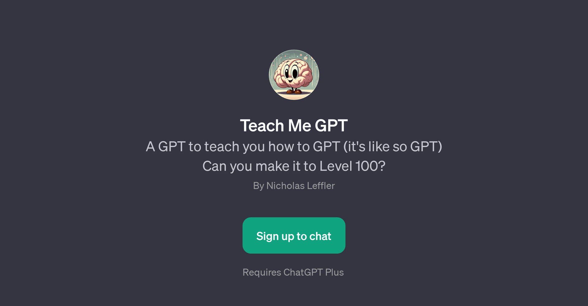 Teach Me GPT