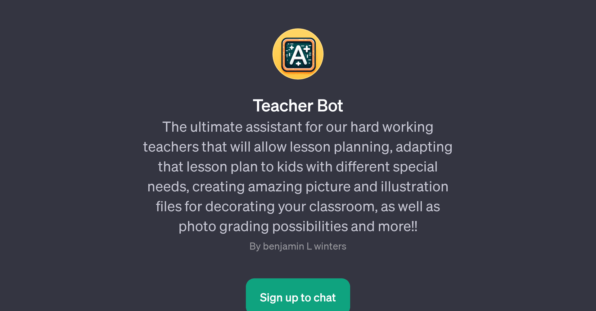 Teacher Bot