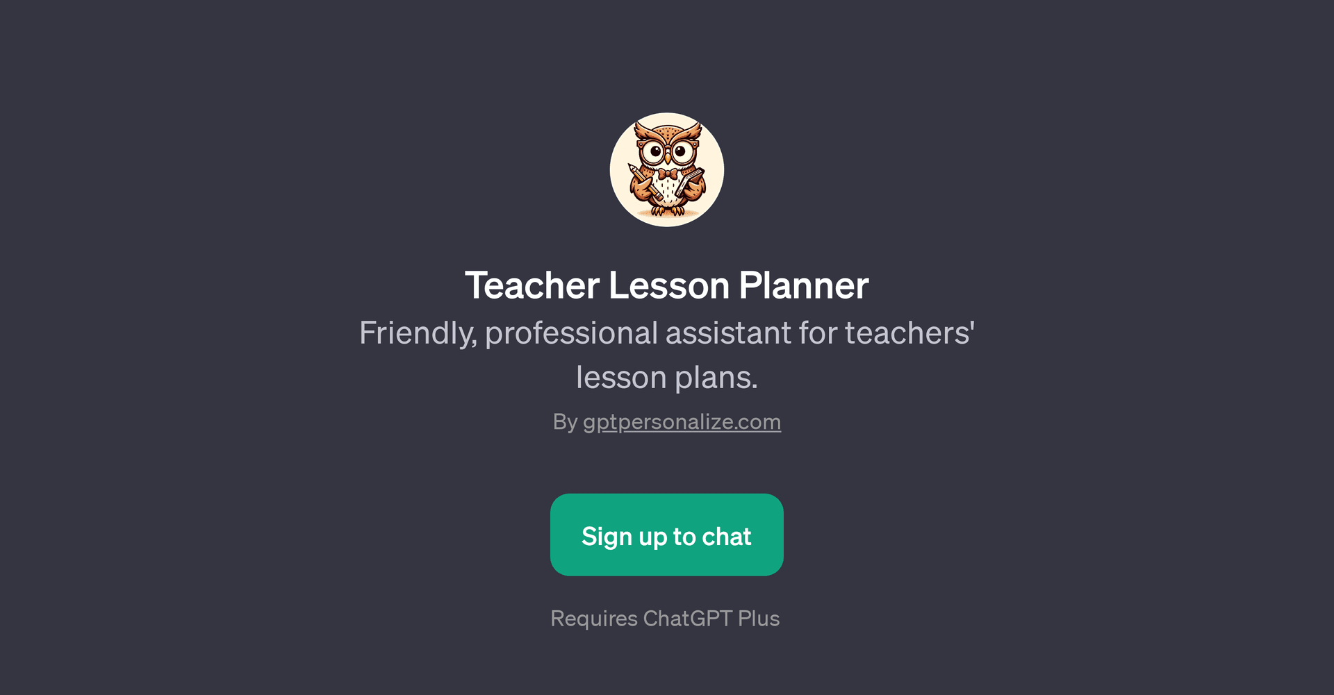 Teacher Lesson Planner