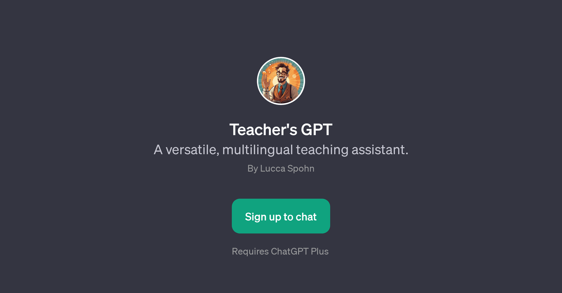 Teacher's GPT