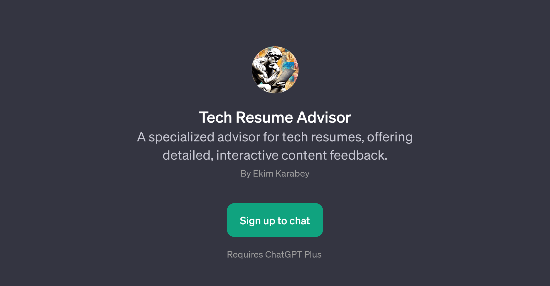 Tech Resume Advisor