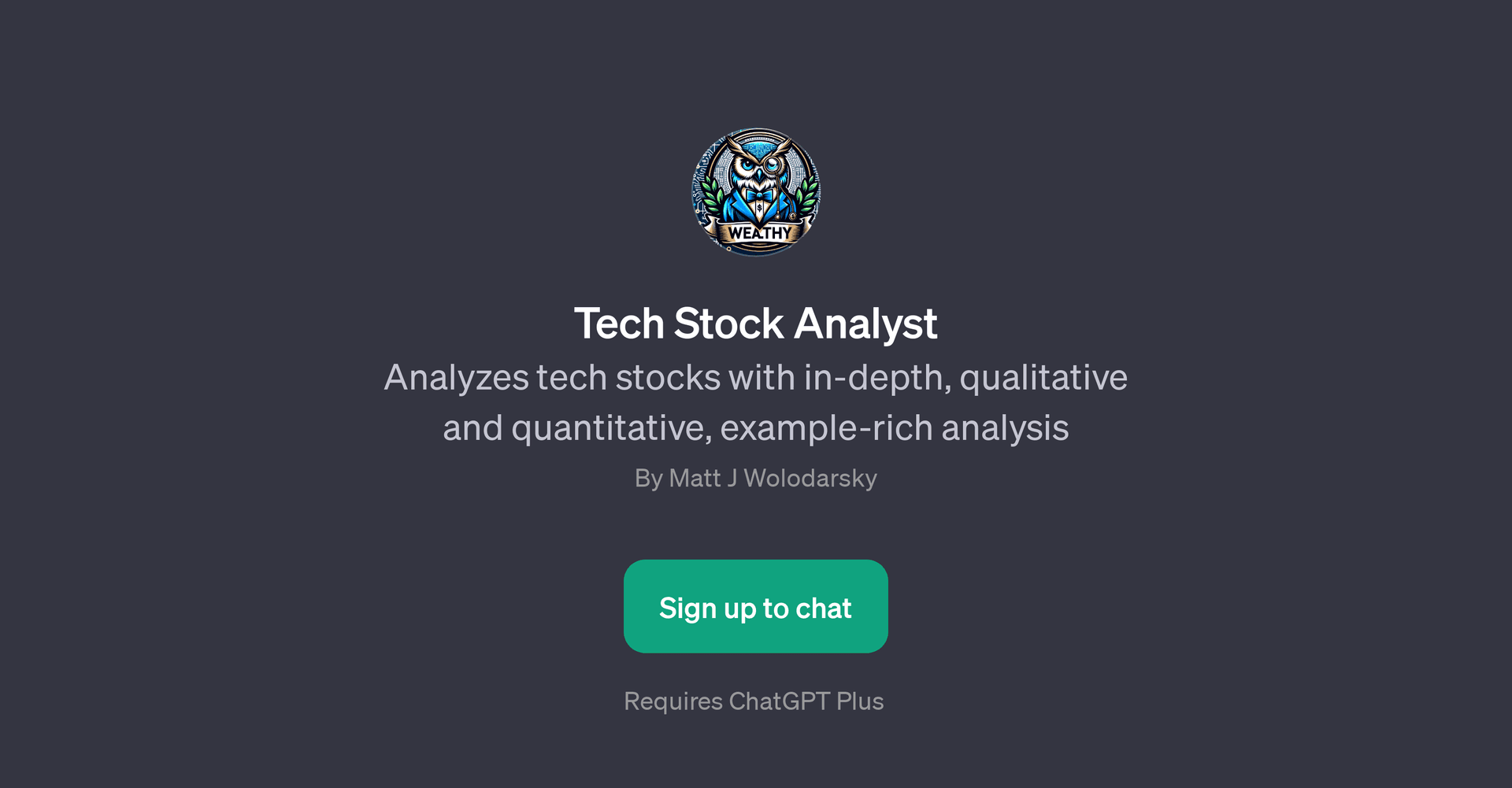 Tech Stock Analyst