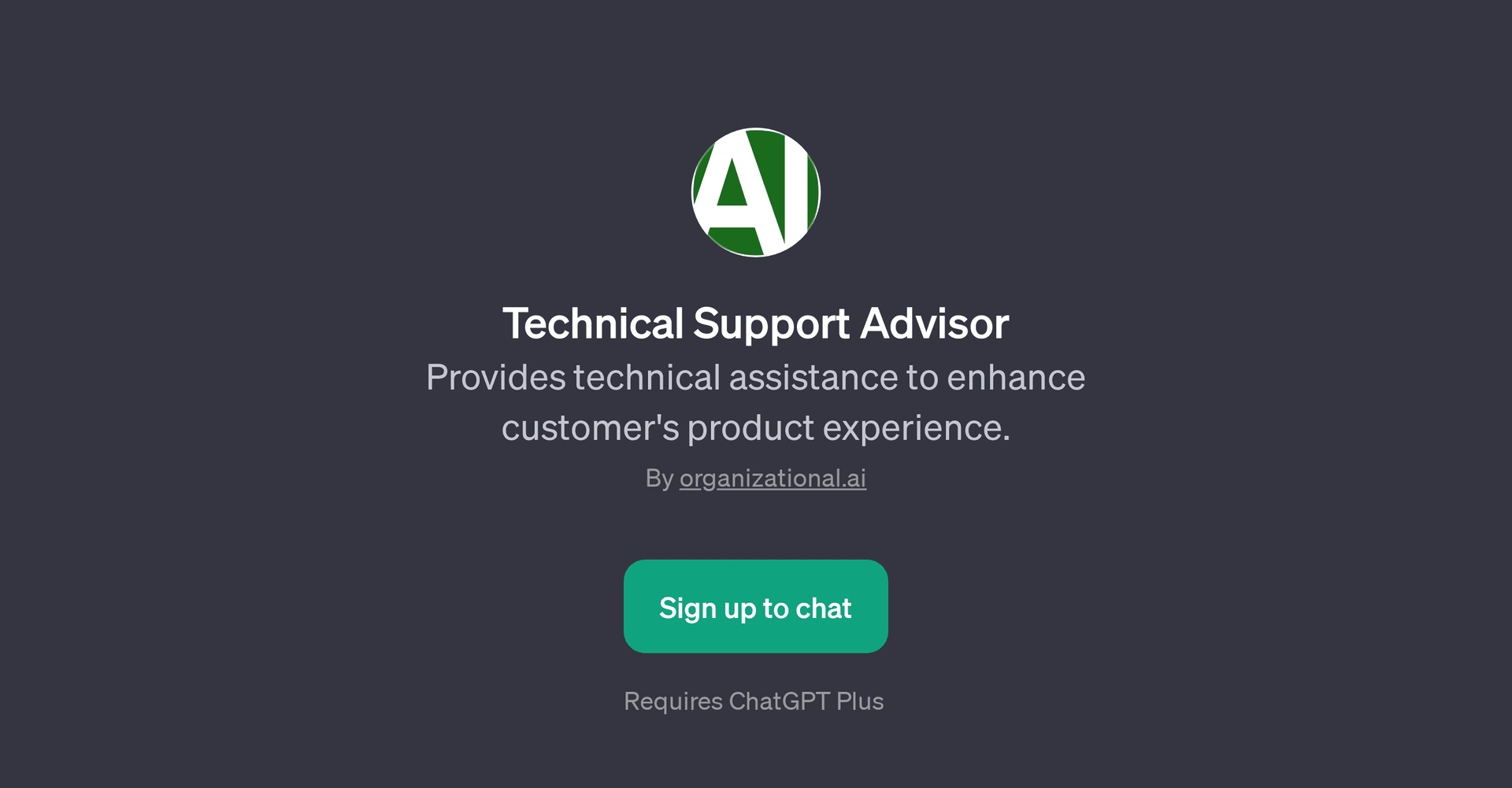 Technical Support Advisor