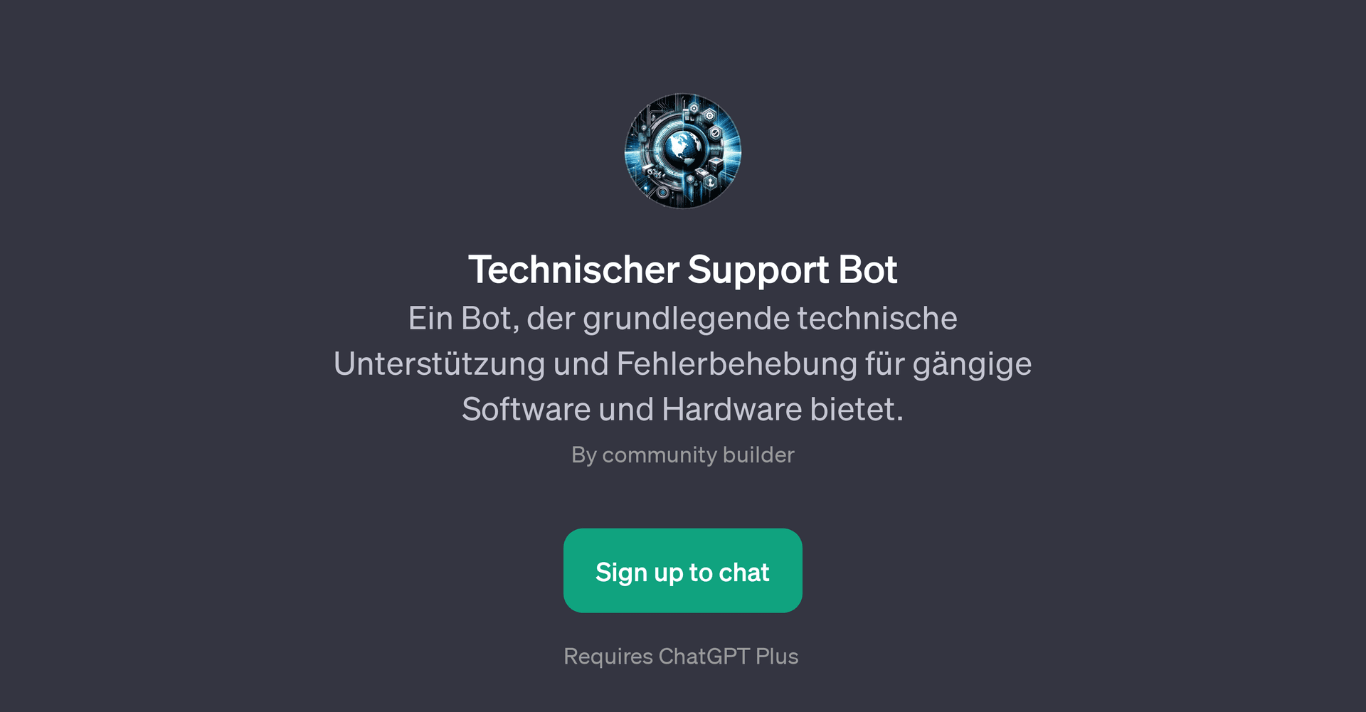 Technischer Support Bot
