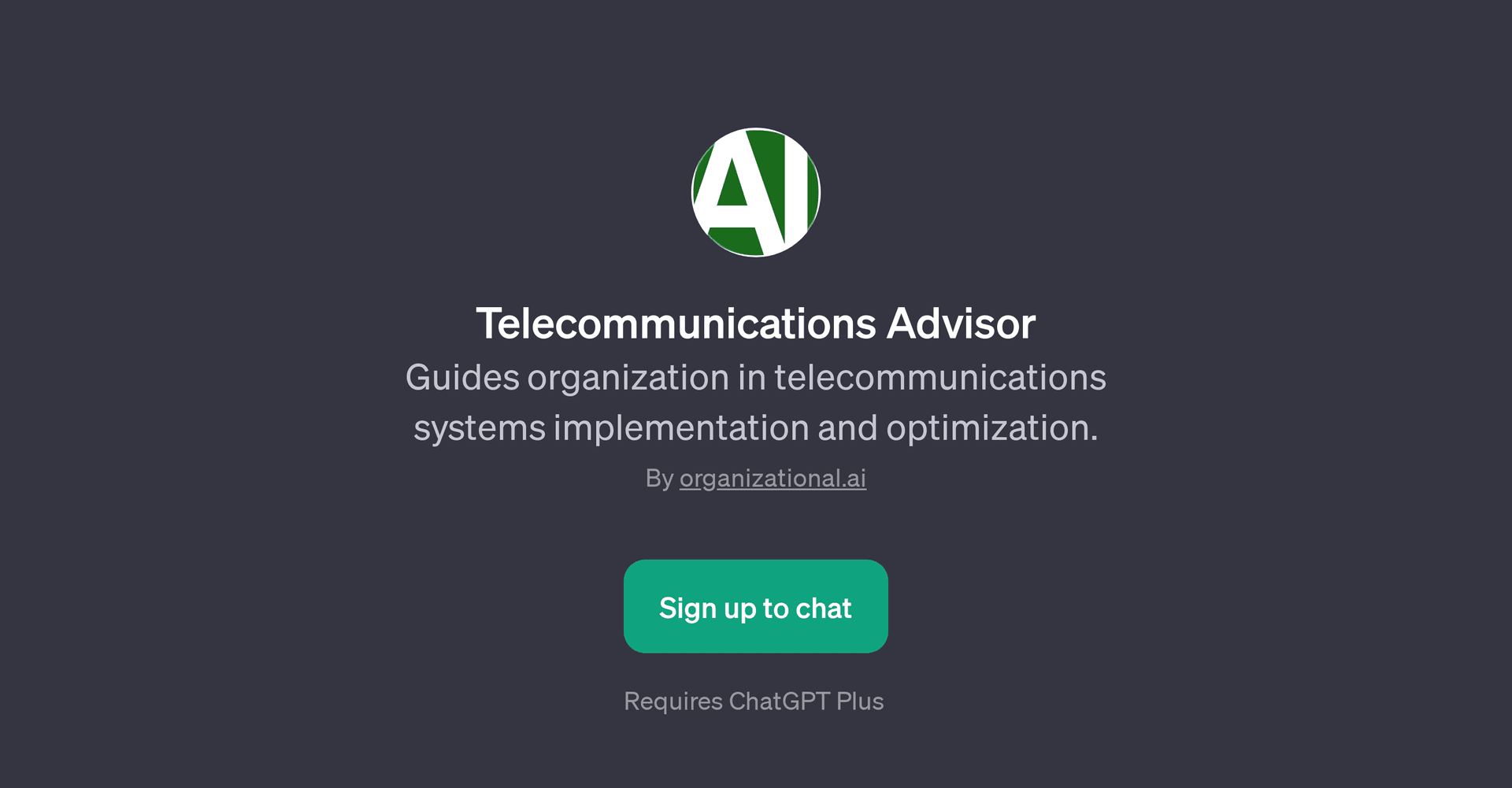 Telecommunications Advisor