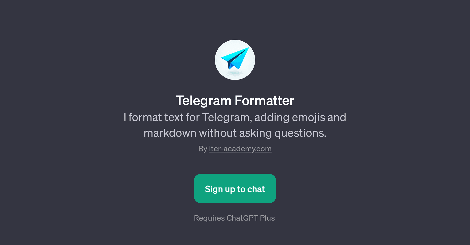 Telegram Formatter