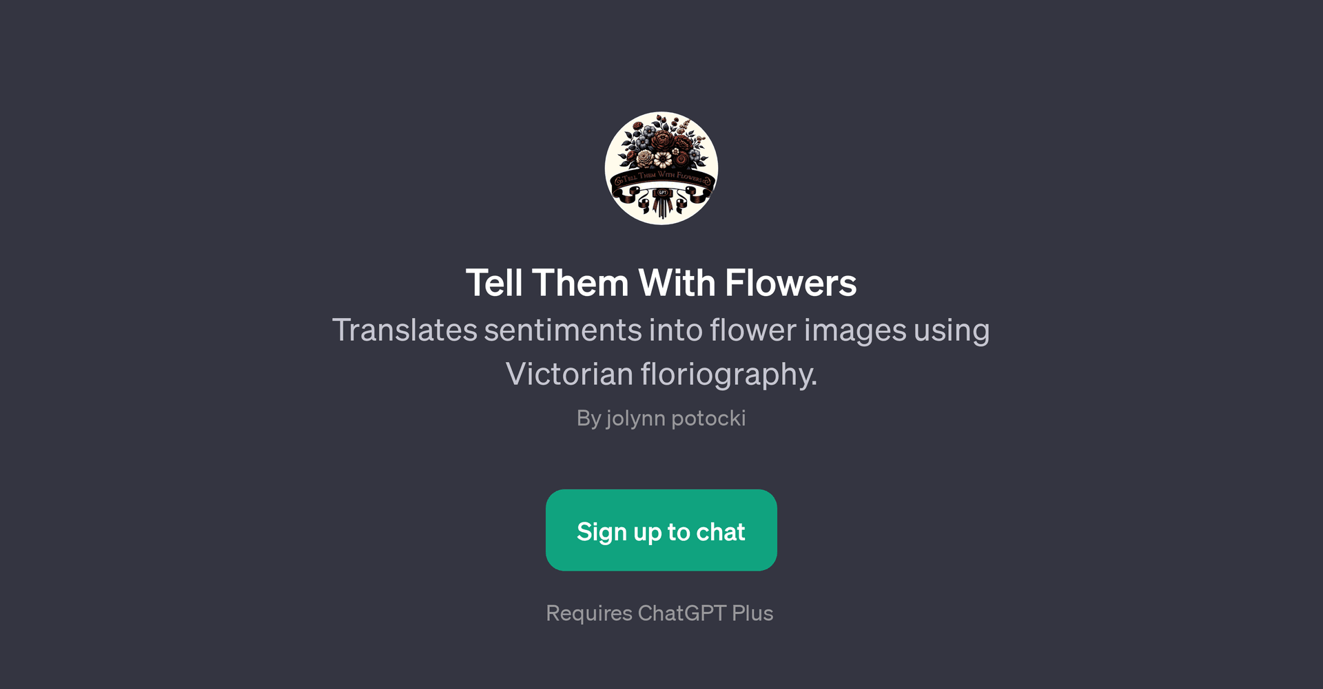 Tell Them With Flowers