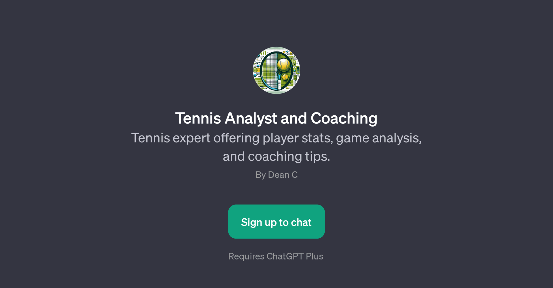 Tennis Analyst and Coaching GPT