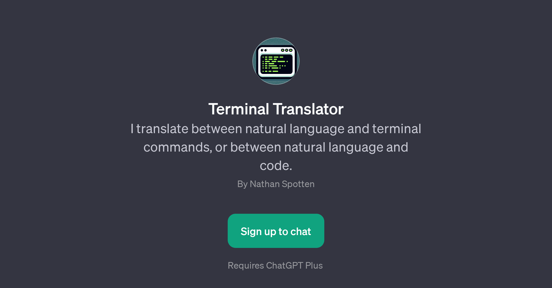Terminal Translator
