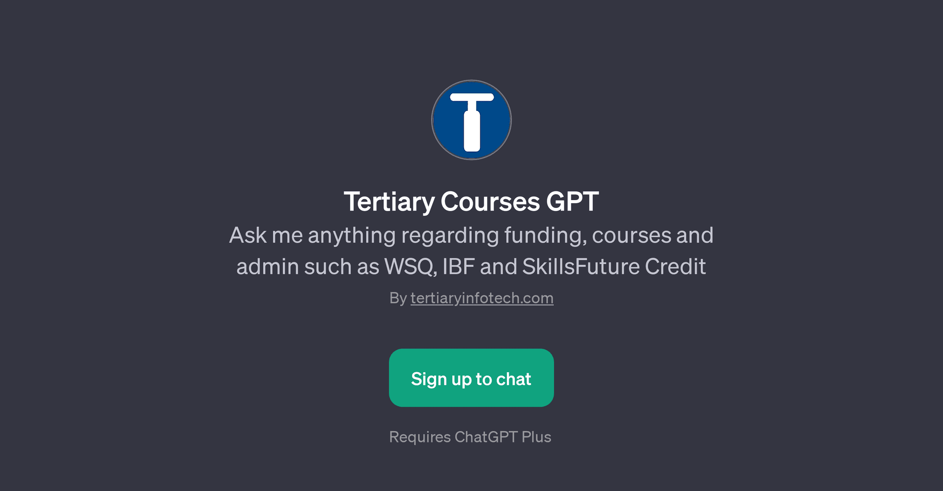 Tertiary Courses GPT