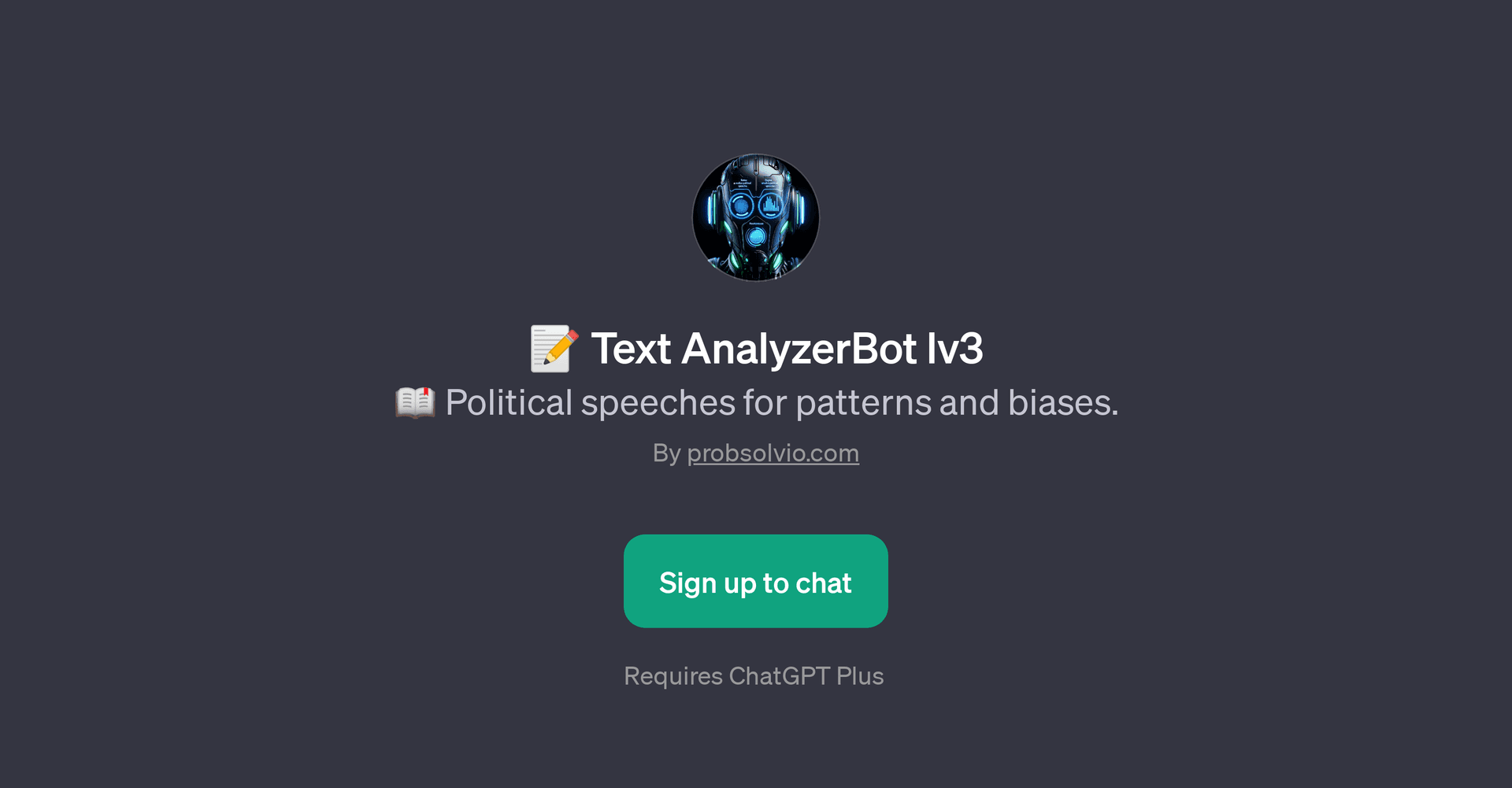Text AnalyzerBot lv3