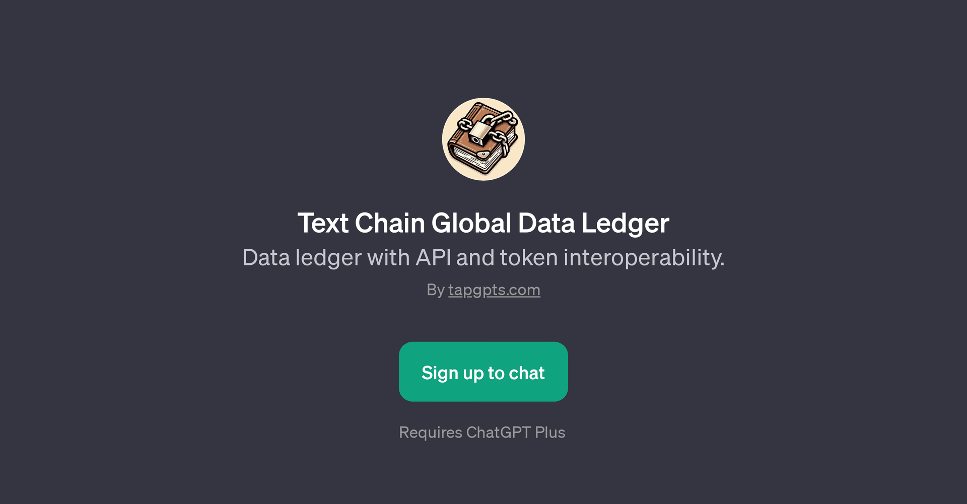 Text Chain Global Data Ledger GPT